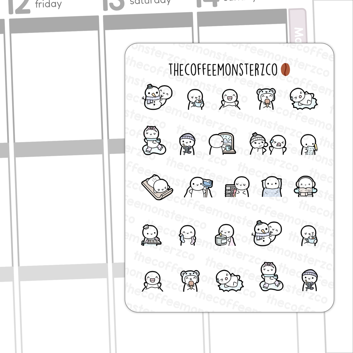 Winter Emotis Variety Sheet