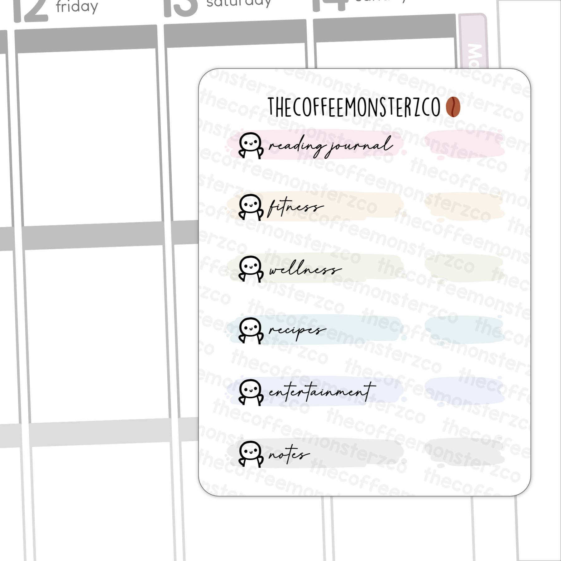 Note Page Swatches