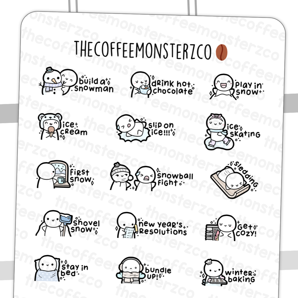 Winter Emoti Activities