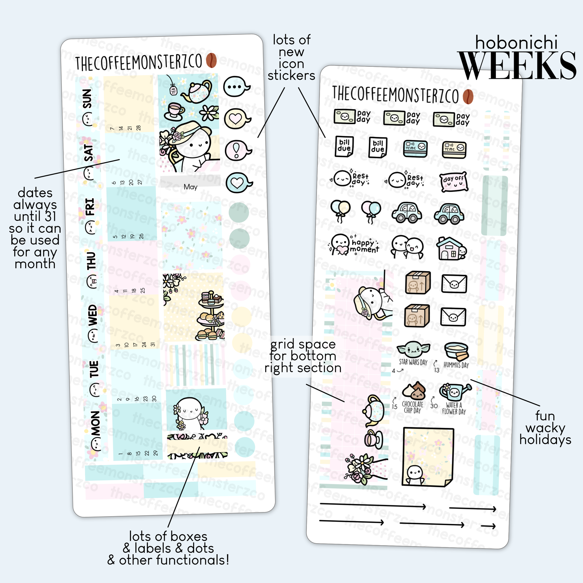 2023 Hobonichi Weeks Monthly Kits - Part 1