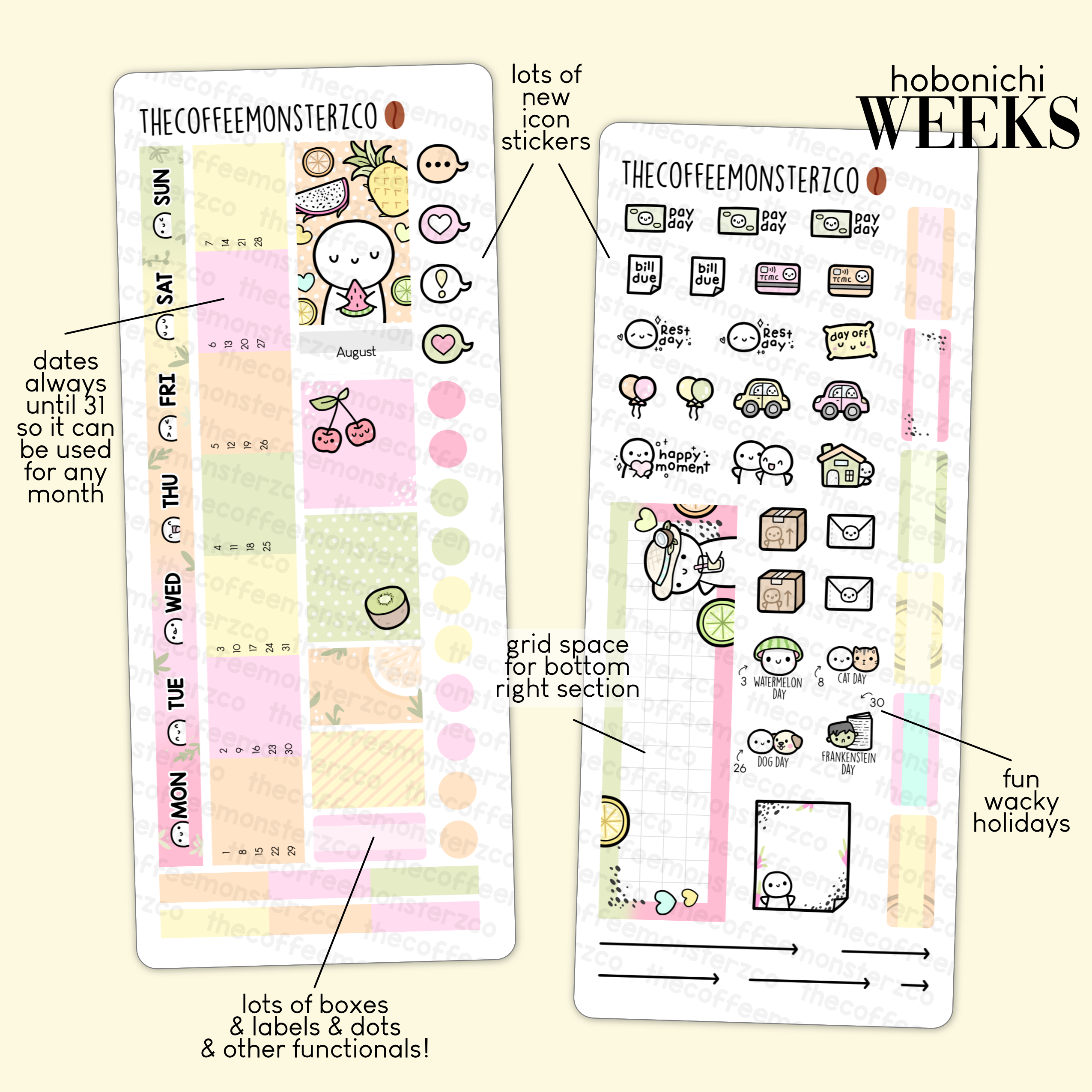 2023 Hobonichi Weeks Monthly Kits - Part 2