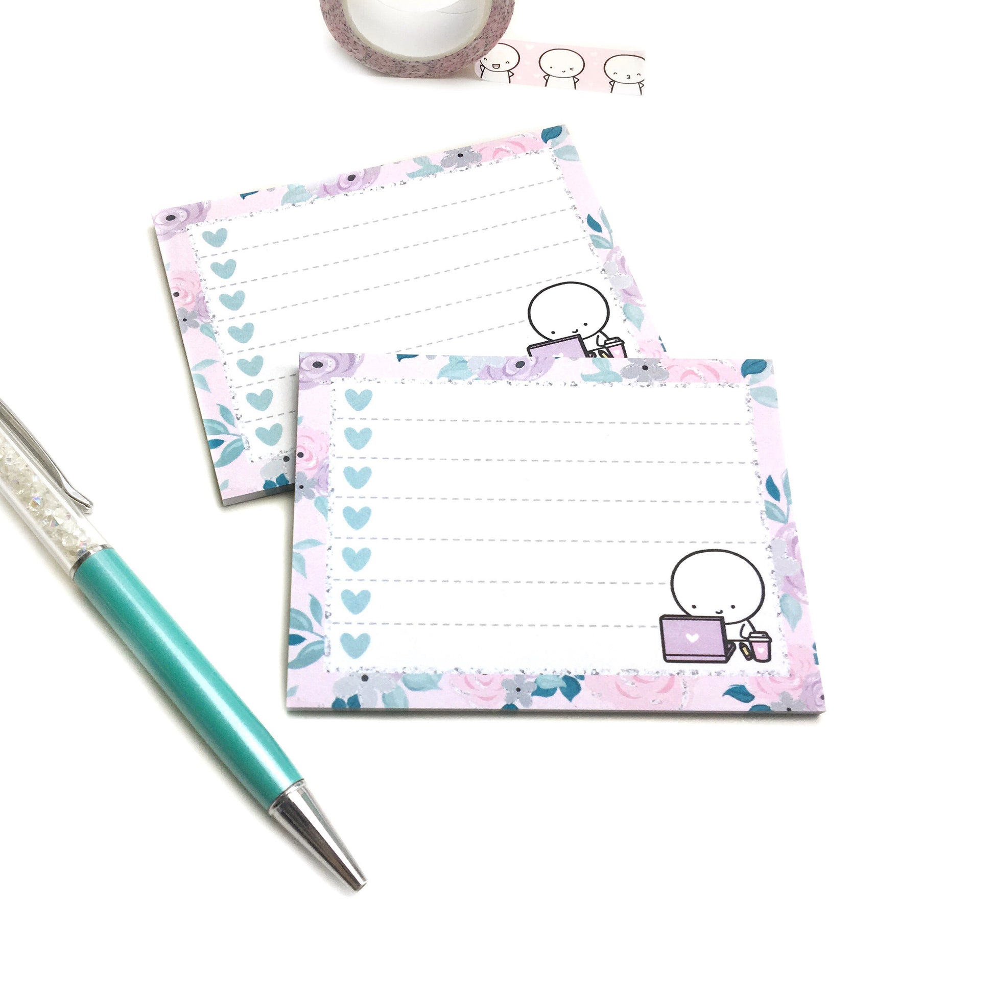 Emoti List Sticky Notes, TheCoffeeMonsterzCo