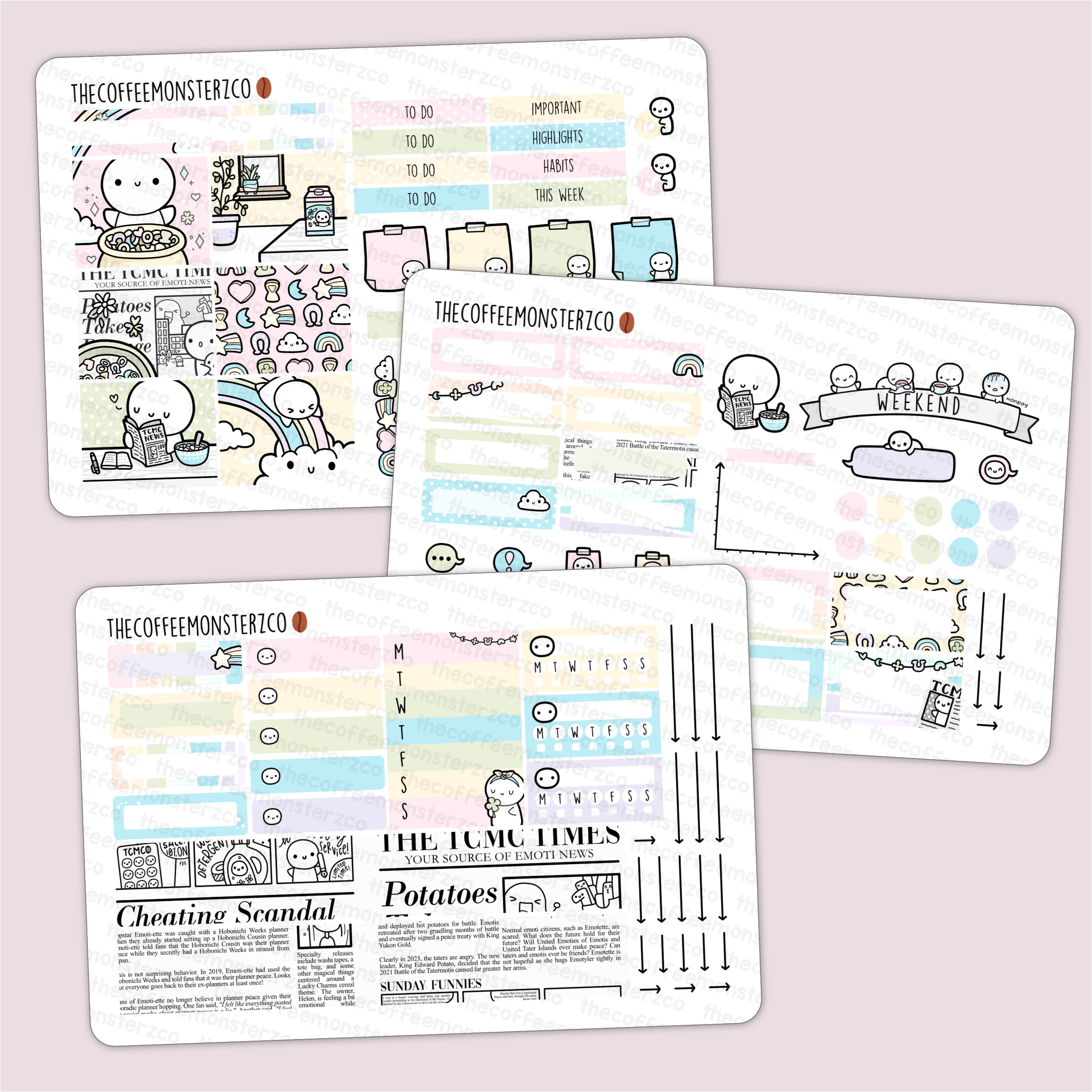 Lucky Charms Hobonichi Cousin Kit