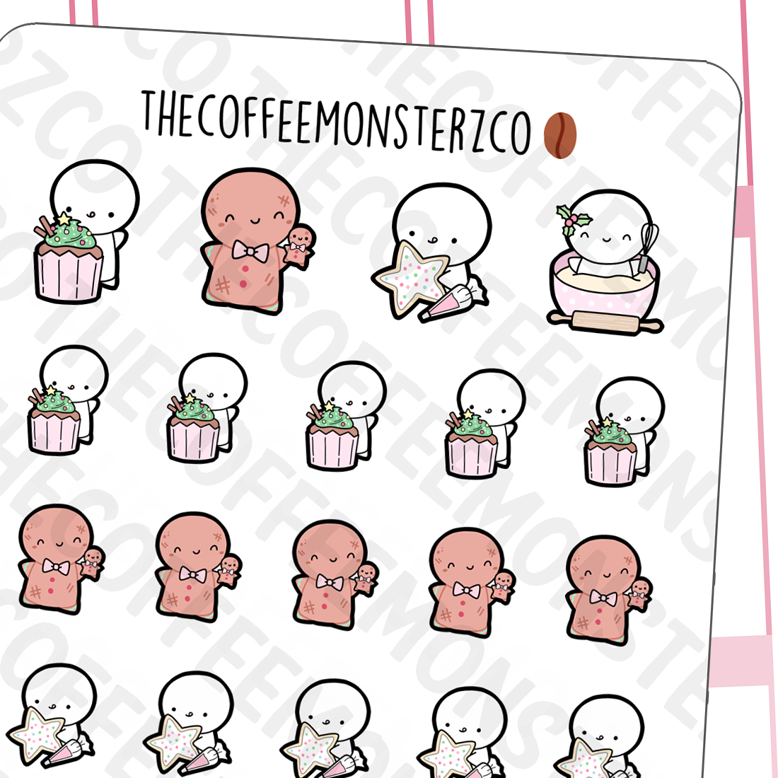 Holiday Treats Emotis (FINAL STOCK) - TheCoffeeMonsterzCo
