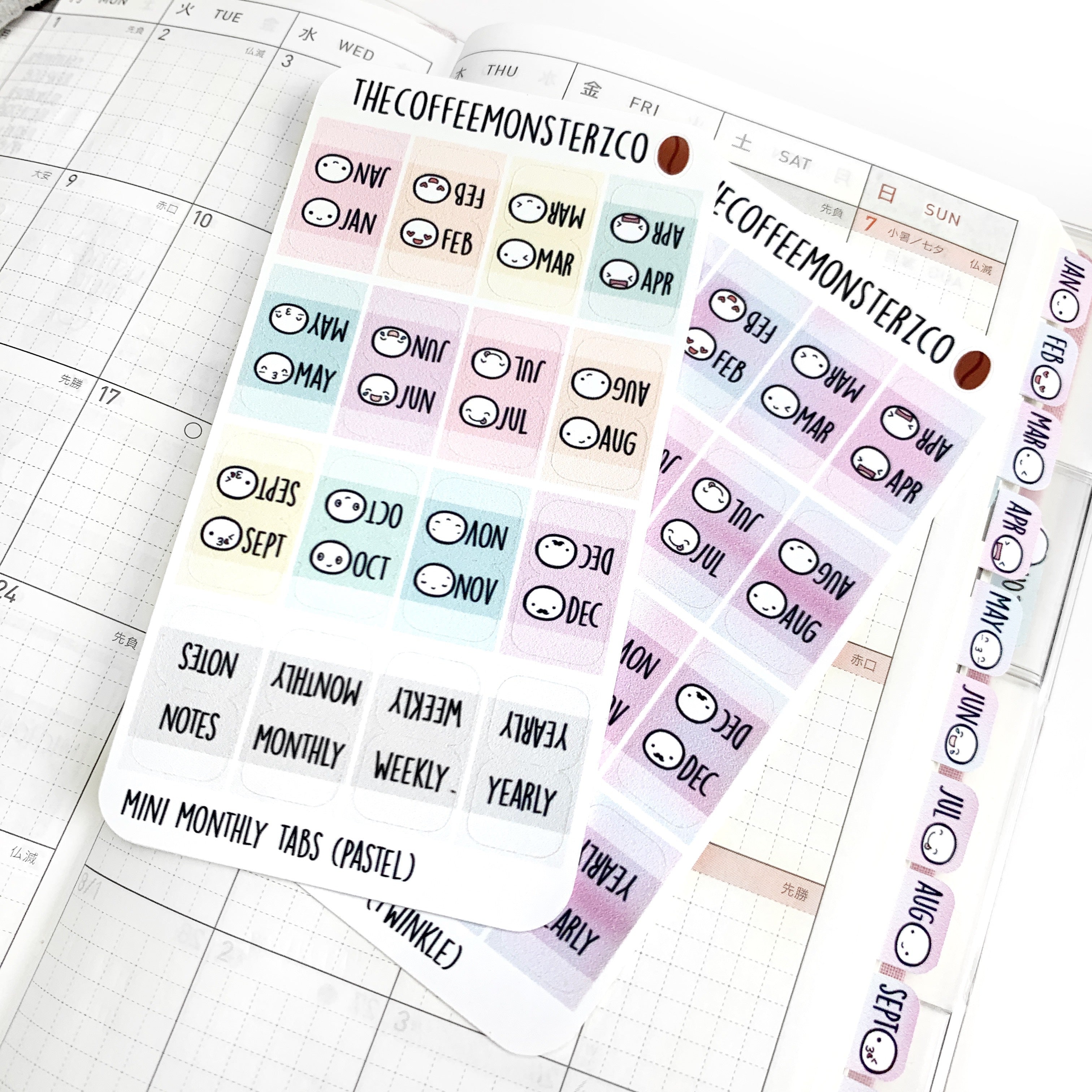 Hobonichi Weeks Sticker Kit: Nov 2021 – The Planner Society