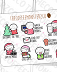 Christmas Emoti Bucket List (FINAL STOCK), TheCoffeeMonsterzCo