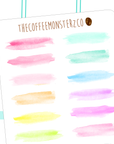 Watercolour Swatches   (FINAL STOCK)