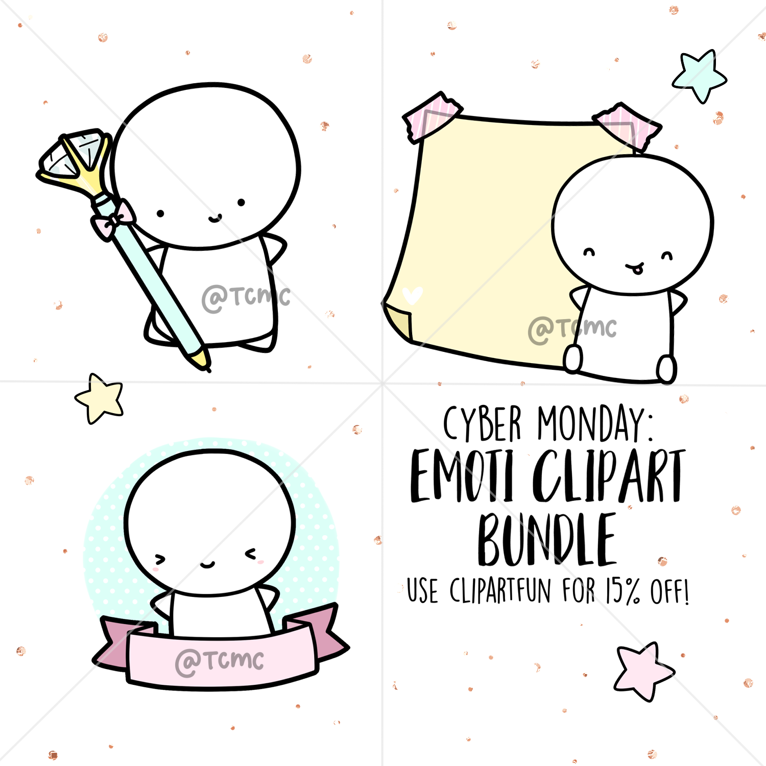 Emoti Digital Clipart Download PNG, TheCoffeeMonsterzCo