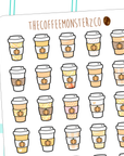 pumpkin spice latte doodles(FINAL STOCK), TheCoffeeMonsterzCo