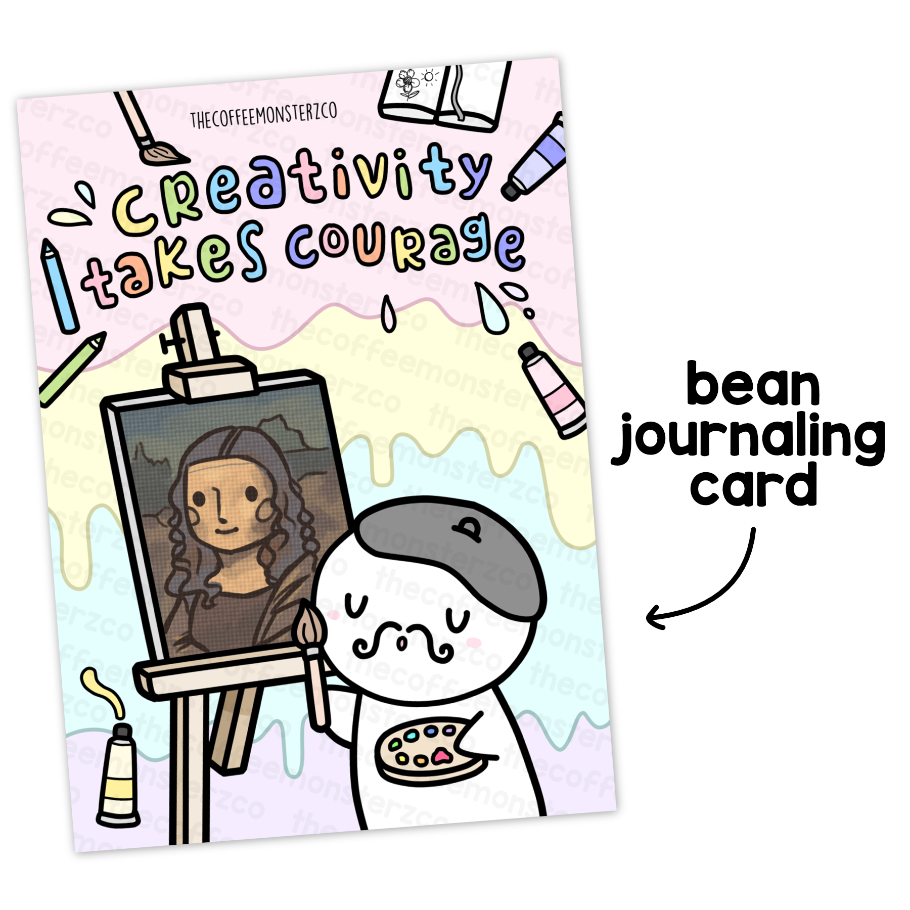 Creativity Takes Courage - Card Print