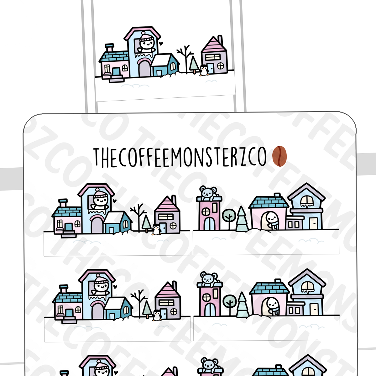 A Snowy Neighbourhood - TheCoffeeMonsterzCo