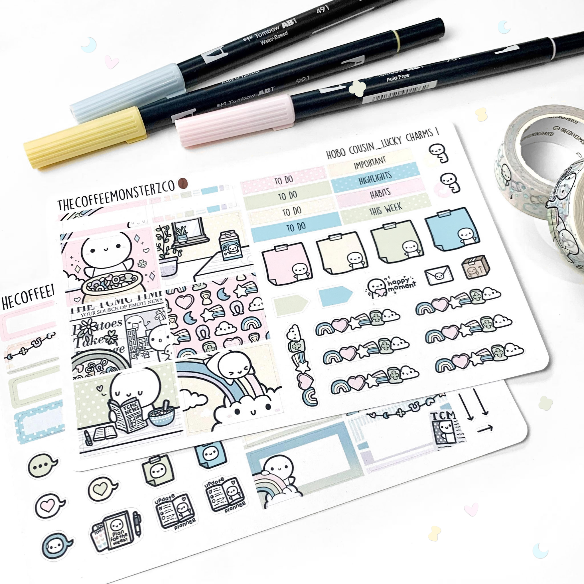 Lucky Charms Hobonichi Cousin Kit