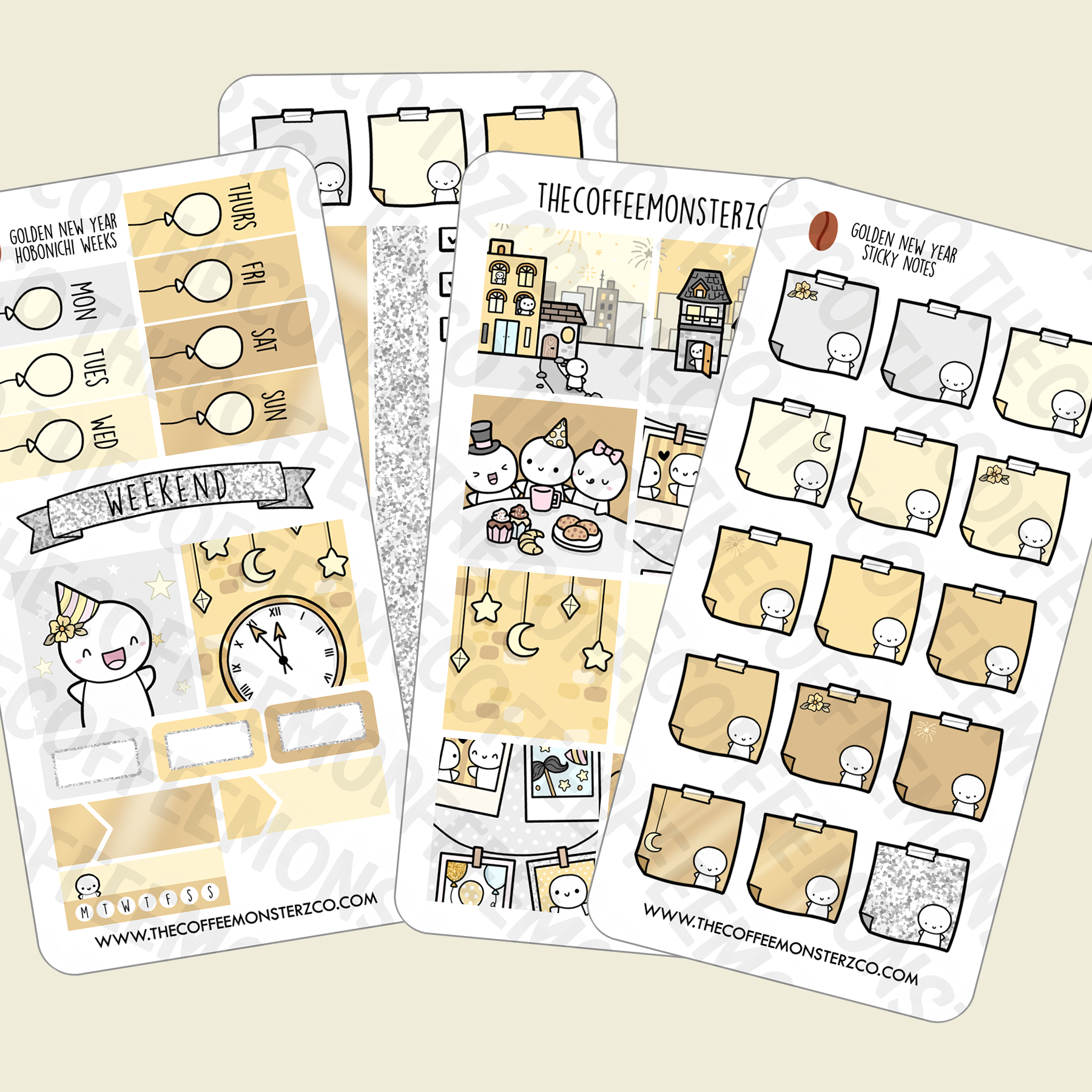 Golden New Year Hobonichi Weeks Kit