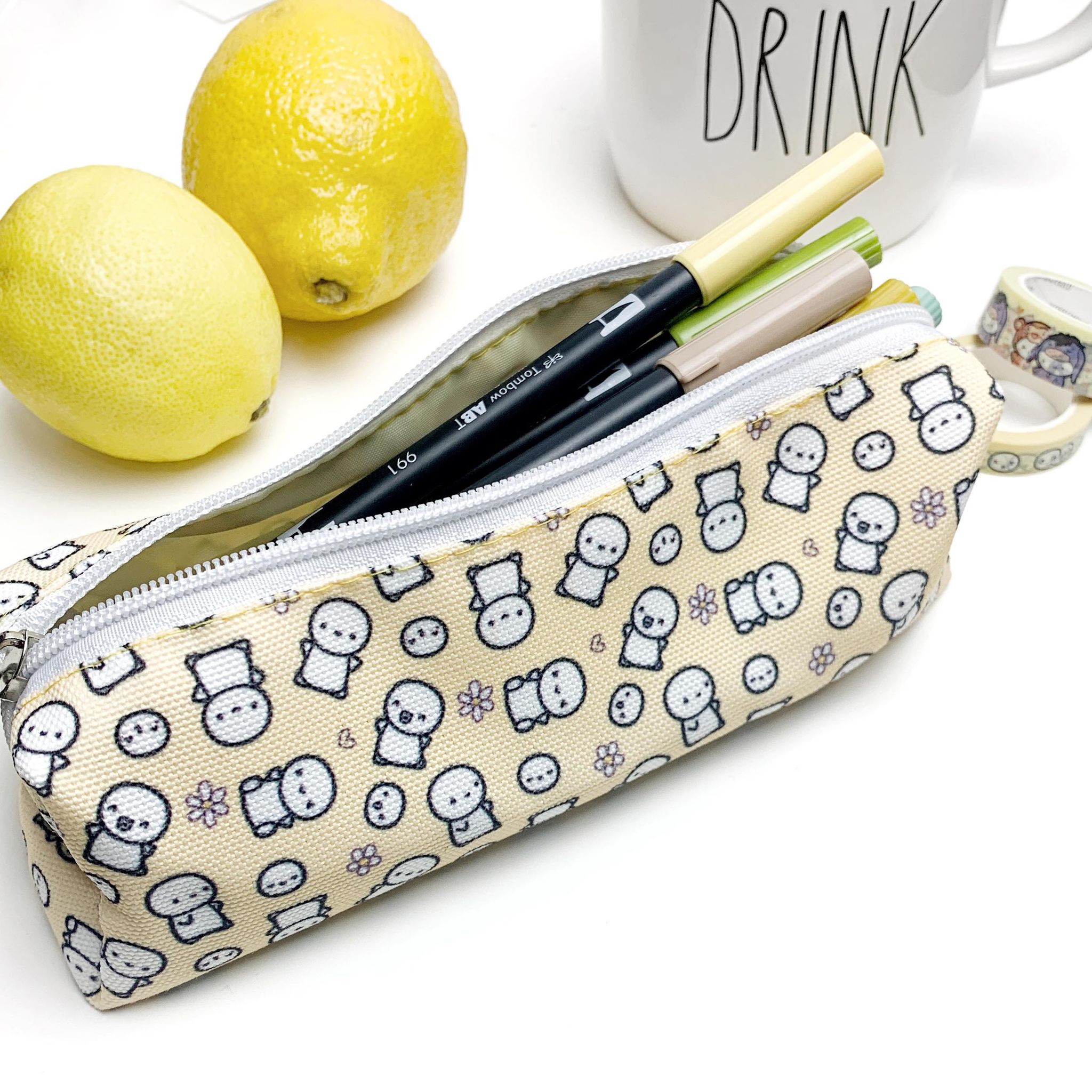 Sunshine Daisies Emoti Pencil Pouch