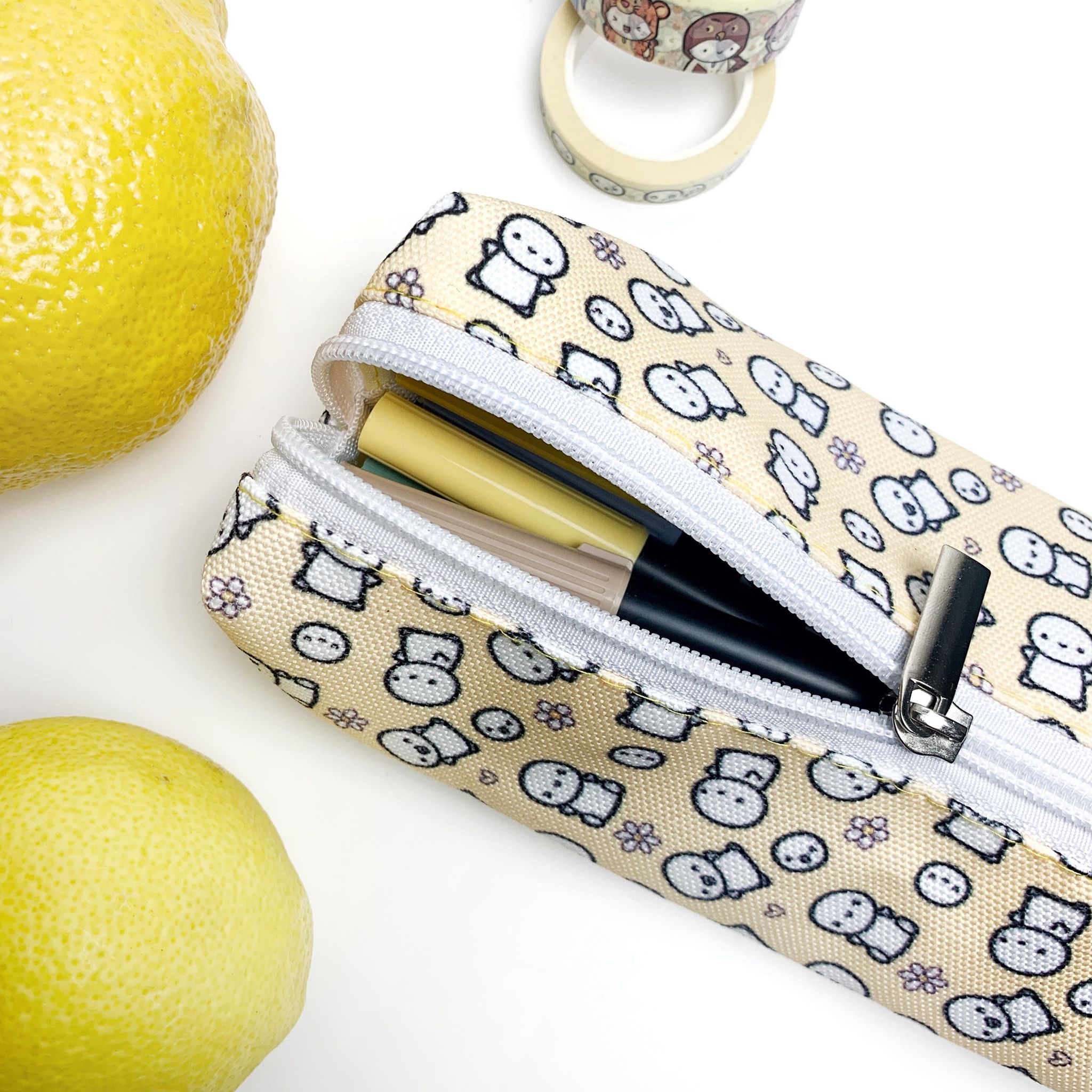 Sunshine Daisies Emoti Pencil Pouch